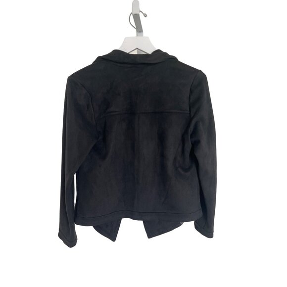 Chaser Black Drape Front Jacket - Picture 4 of 6